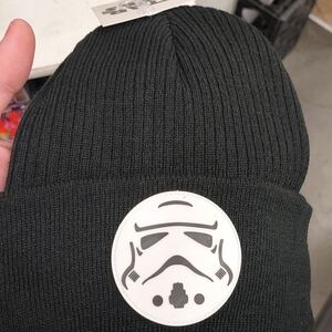 Stormtrooper Black Beanie for Kids